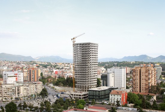 TID Tower and masterplan at Tirana, by 51N4E