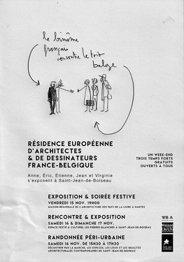 Restitution : Résidence internationale d’architectes – Nantes & Walcourt