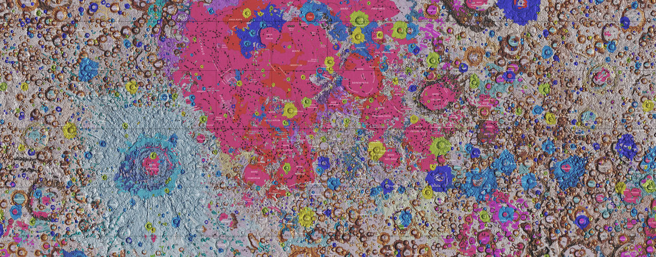 Unified Geologic Map of the Moon, 1:5M, 2020.