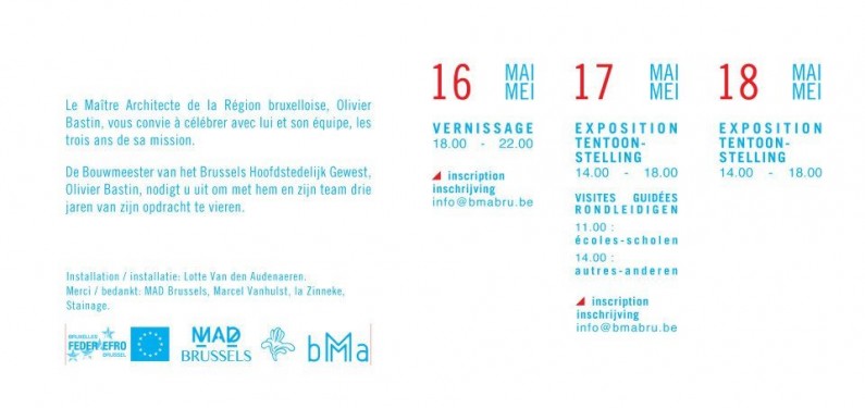 Exhibition in Brussels: Master Architect of Brussels Region 