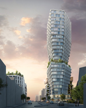 JDSA team: residential tower in Rennes