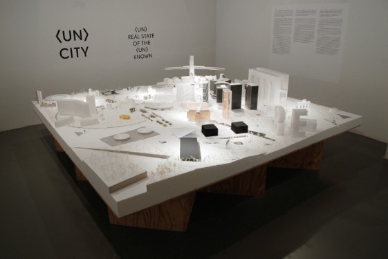 (Un)City – (Un)Real State of the (Un)Known. Model conceived and realized by WRKSHP & Paul Mouchet 